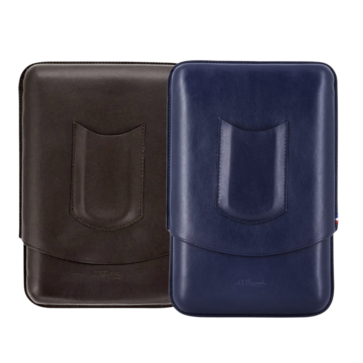 S.T. Dupont - (5) Case for 5 Cigars - Pure Leather