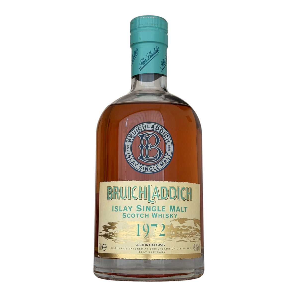 Actual bottle: Bruichladdich 1972 Japan launch cask 689 front