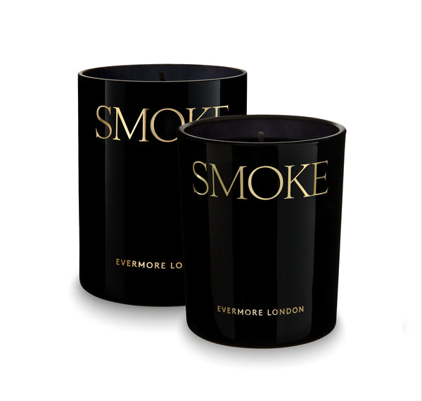 Smoke scented candle