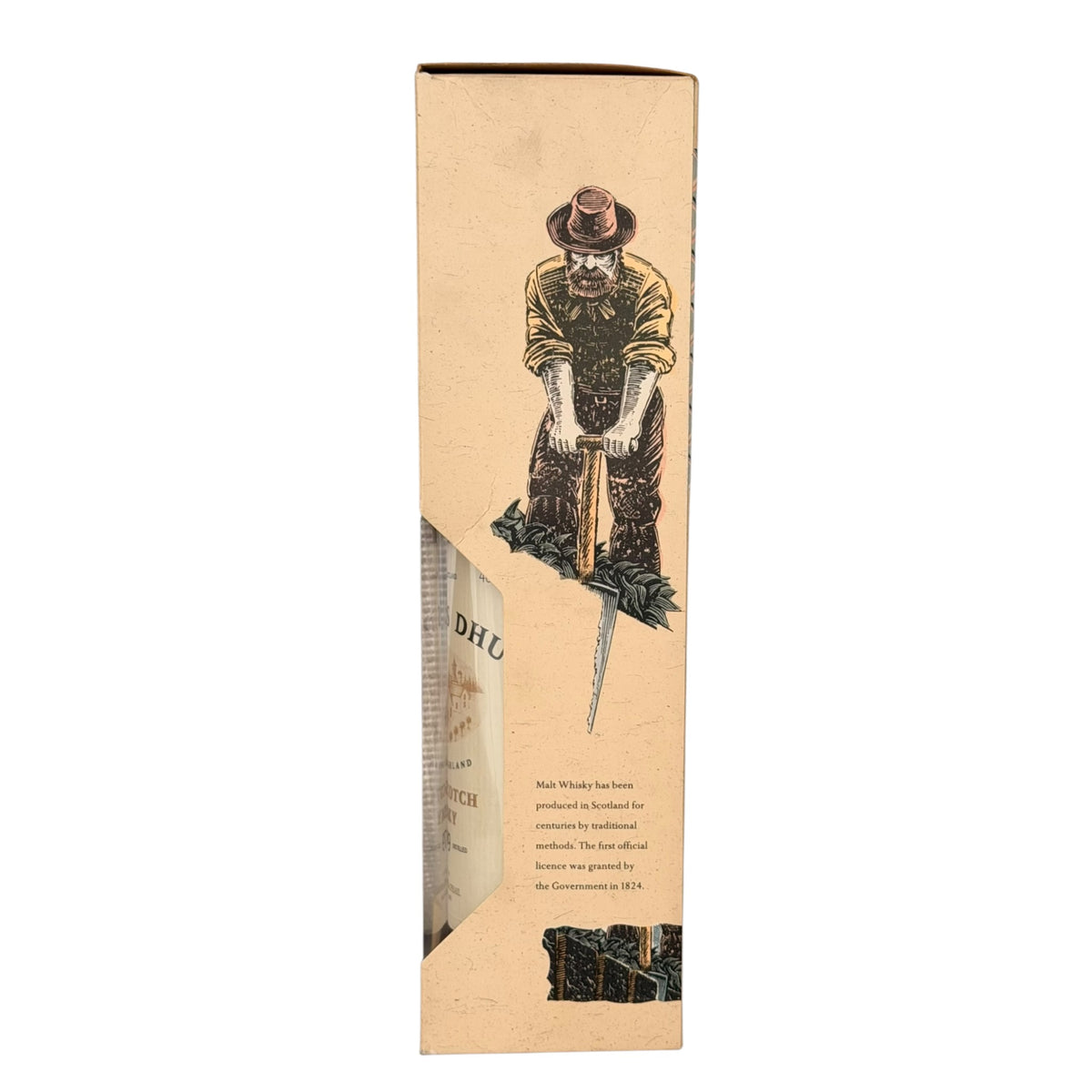 Dallas Dhu 1979 Gordon & MacPhail presentation carton side detail