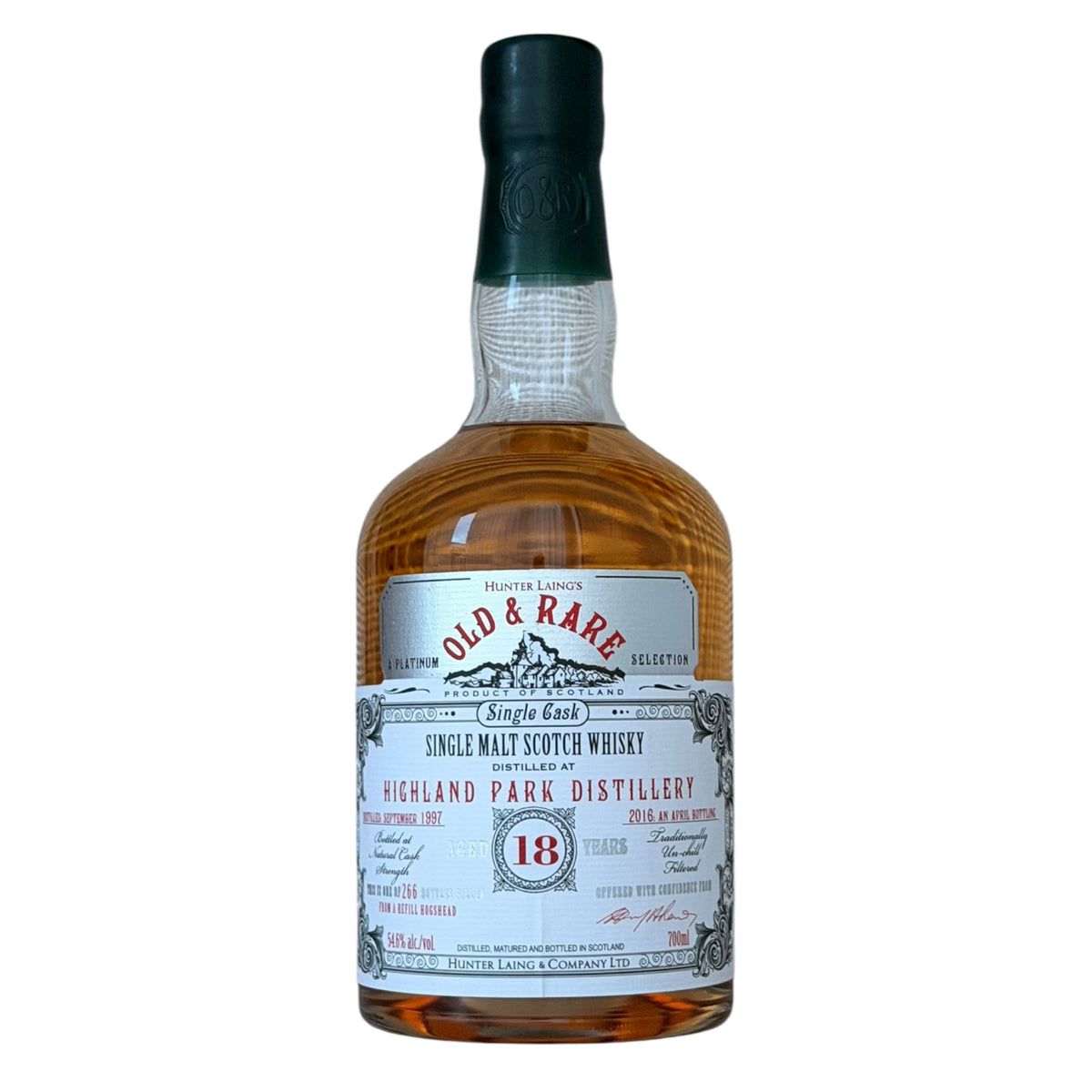 Highland Park 1997 18 Year Old Old & Rare bottle