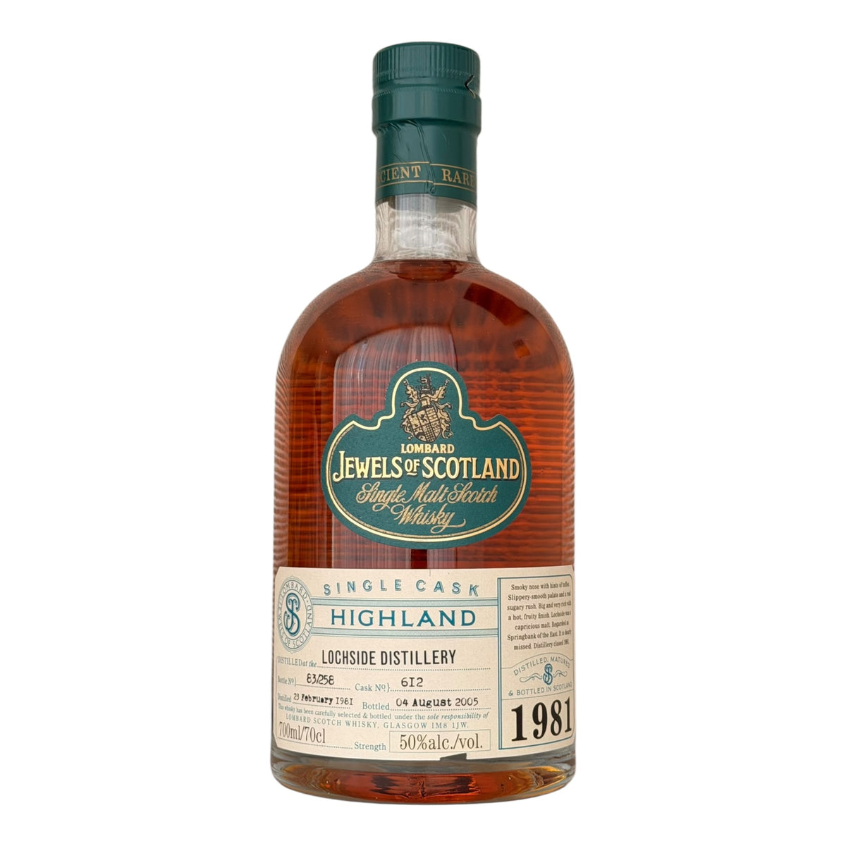 Lochside 1981 24 Year Old Jewels of Scotland bottle