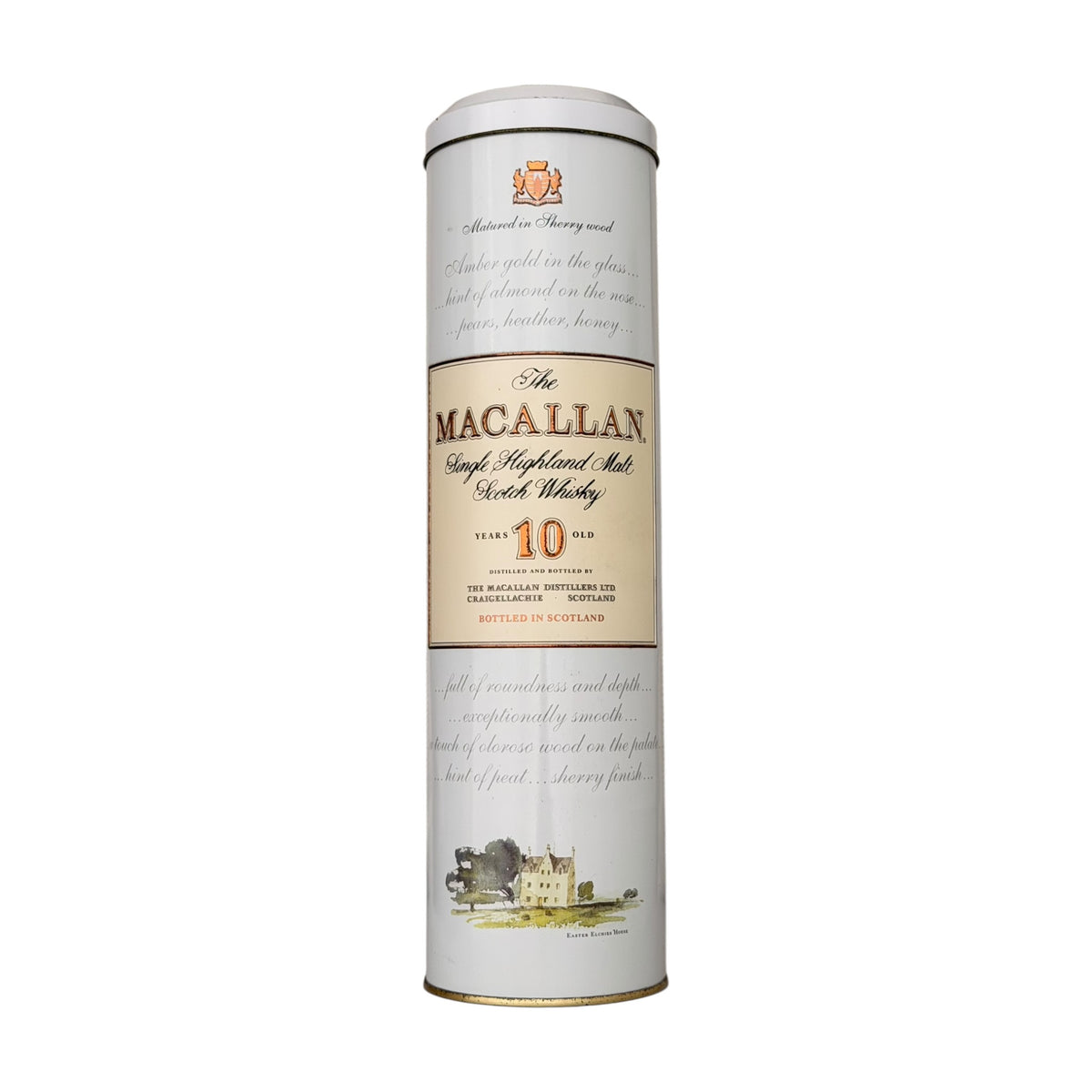 Macallan 10 Year Old Sherry Wood Easter Elchies Tin front