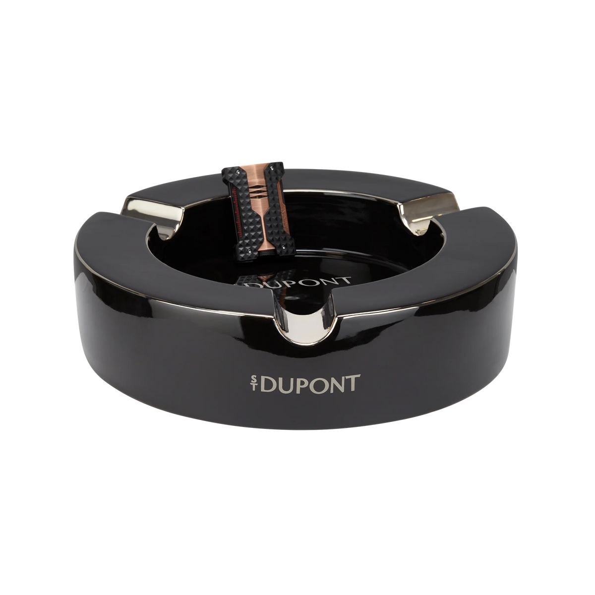 S.T. Dupont - Ashtray XL - Porcelain Silver