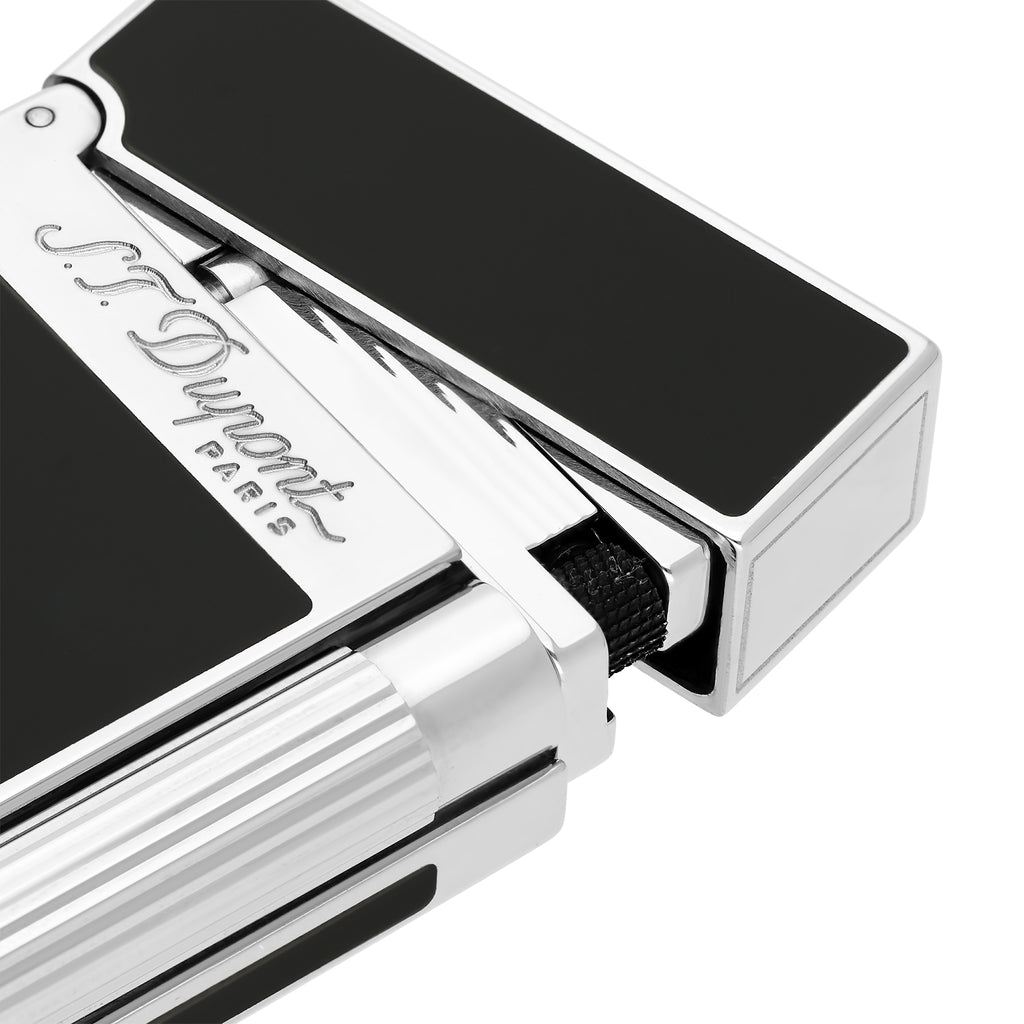 S.T. Dupont - Ligne 2 Lighter - Black Lacquer and Palladium