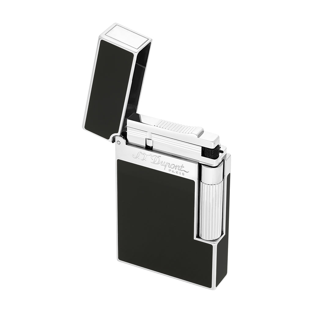 S.T. Dupont - Ligne 2 Lighter - Black Lacquer and Palladium