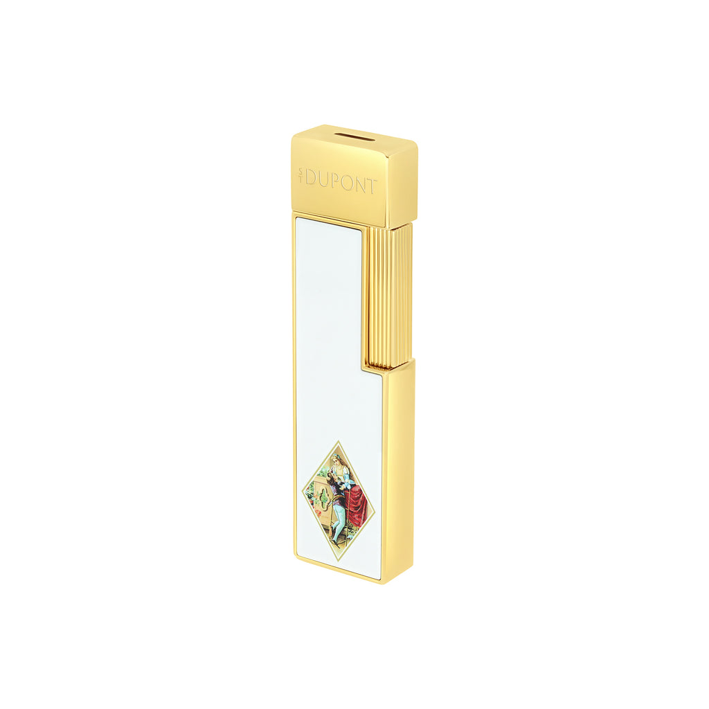 S.T. Dupont - Twiggy Lighter - Romeo y Julieta White/Golden