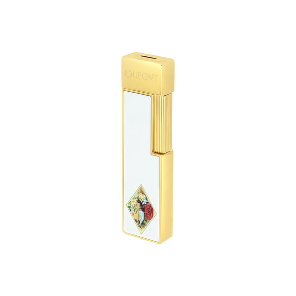 S.T. Dupont - Twiggy Lighter - Romeo y Julieta White/Golden