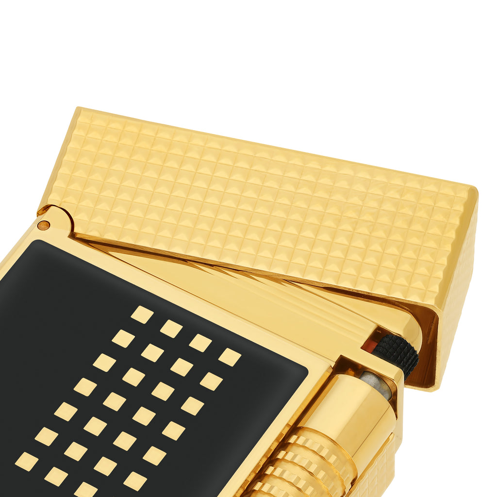 S.T. Dupont Le Grand Cling Lighter Behike Black Yellow Gold