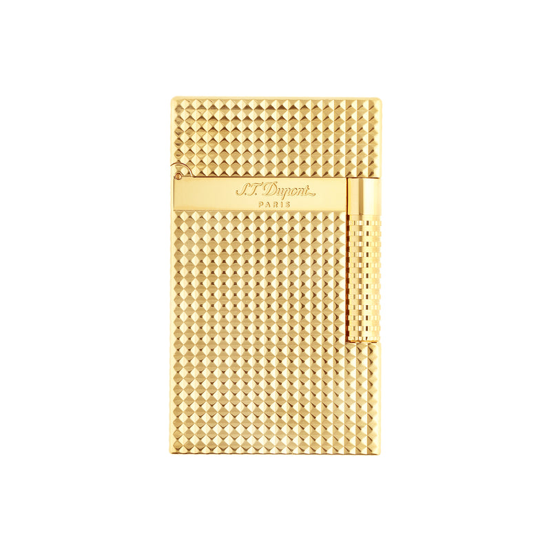 S.T. Dupont - Le Grand - Diamond Head Gold Lighter