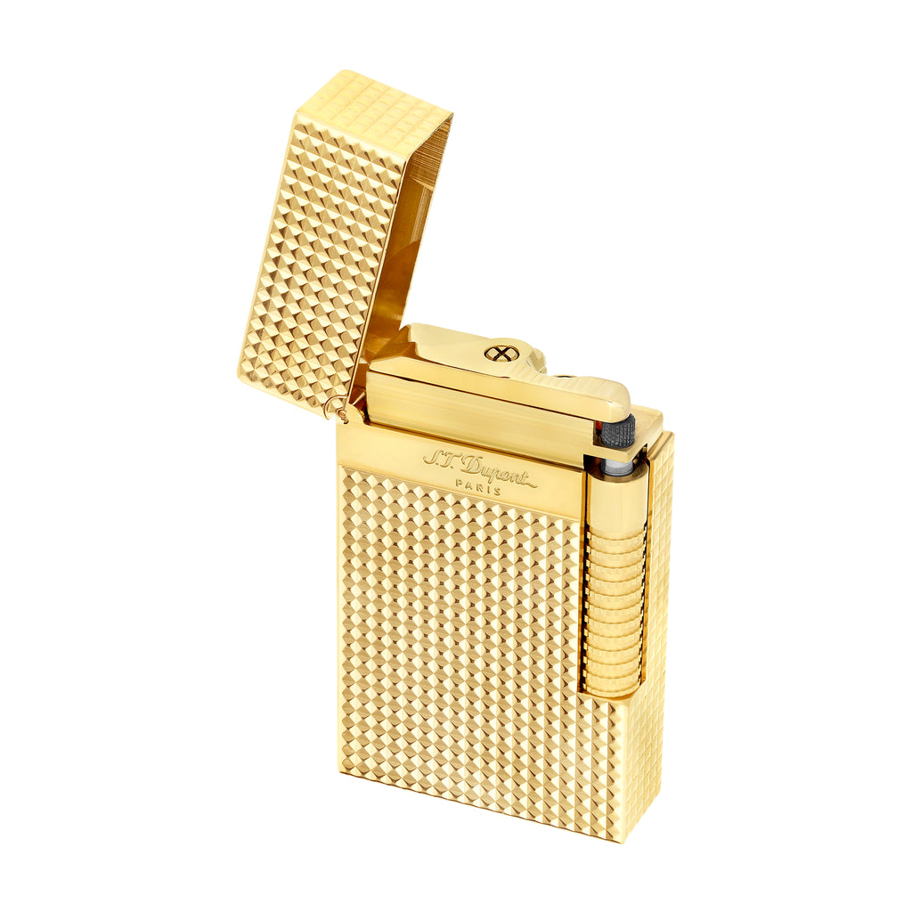 S.T. Dupont - Le Grand - Diamond Head Gold Lighter