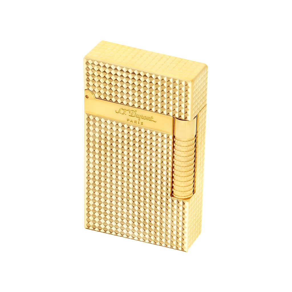 S.T. Dupont - Le Grand - Diamond Head Gold Lighter
