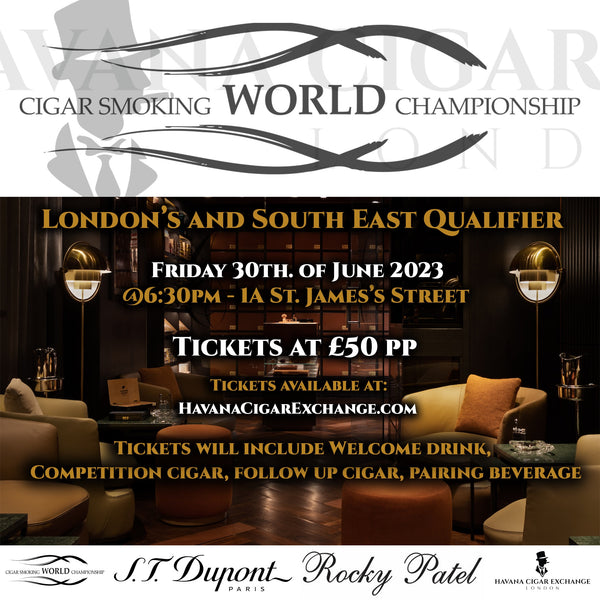 Cigar Smoking World Championship 2023 - London's Qualifier
