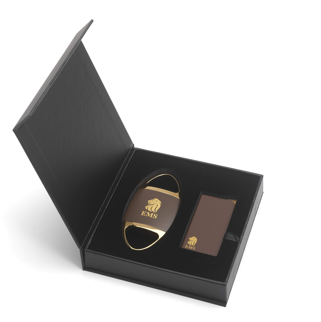 EMS Cigar Cutter & Lighter Gift Set