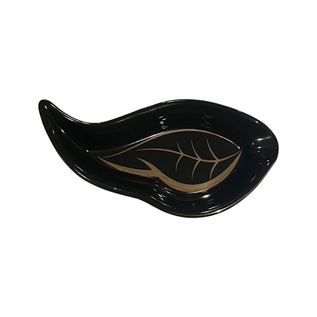 Habanos S.A. - Ashtray - Leaf (Black and Copper) 