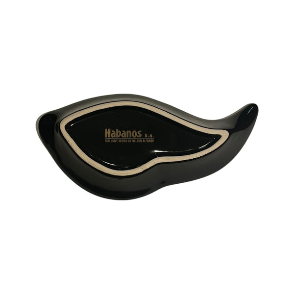 Habanos Festival Cigar Ashtray - Siglo Leaf (Black)