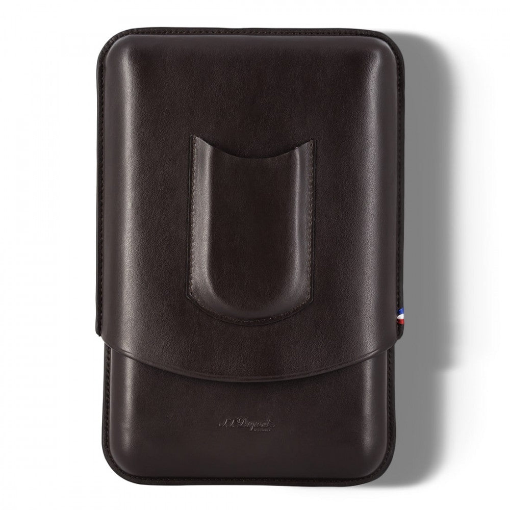 S.T Dupont - (3) Case for 3 Cigars - Pure Leather 