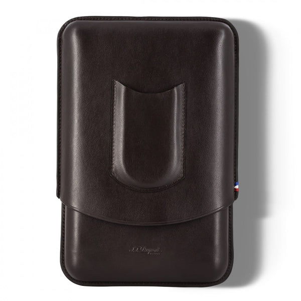 S.T Dupont - (3) Case for 3 Cigars - Pure Leather 