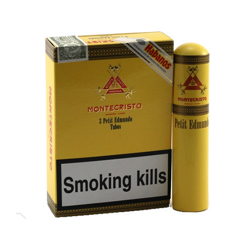 Montecristo Petit Edmundo - Pack of 3 Tubos