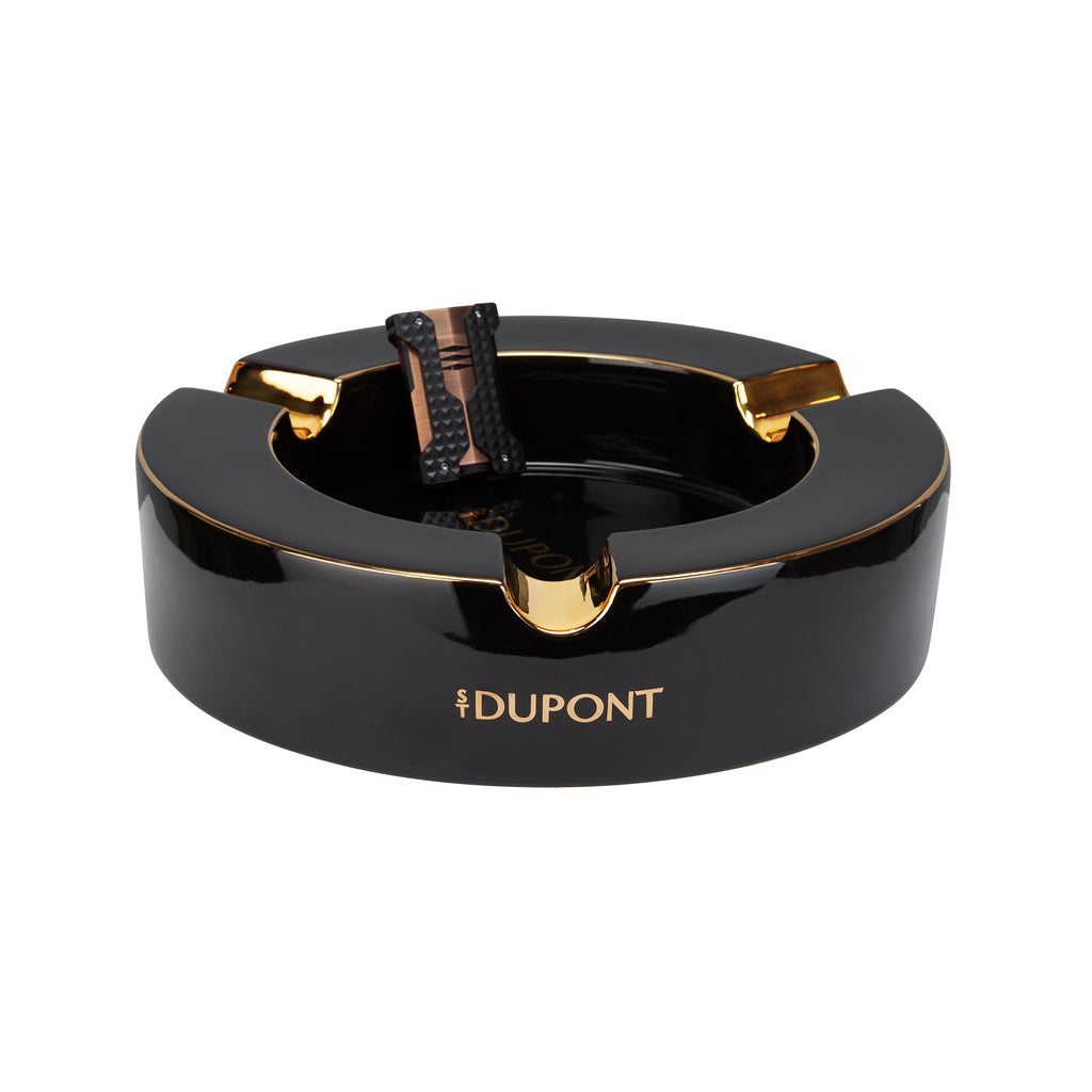 S.T. Dupont - Ashtray XL - Porcelain Golden