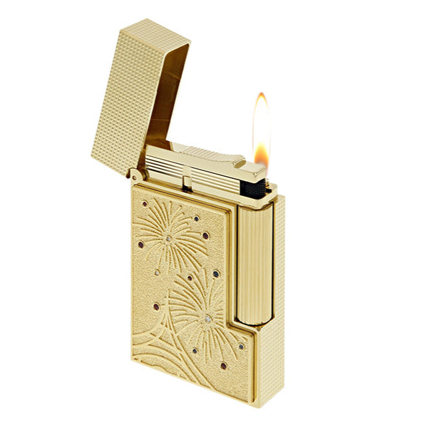 S.T.Dupont - Ligne 2 - Haute Creation Diamond Firework Yellow Gold - Lighter