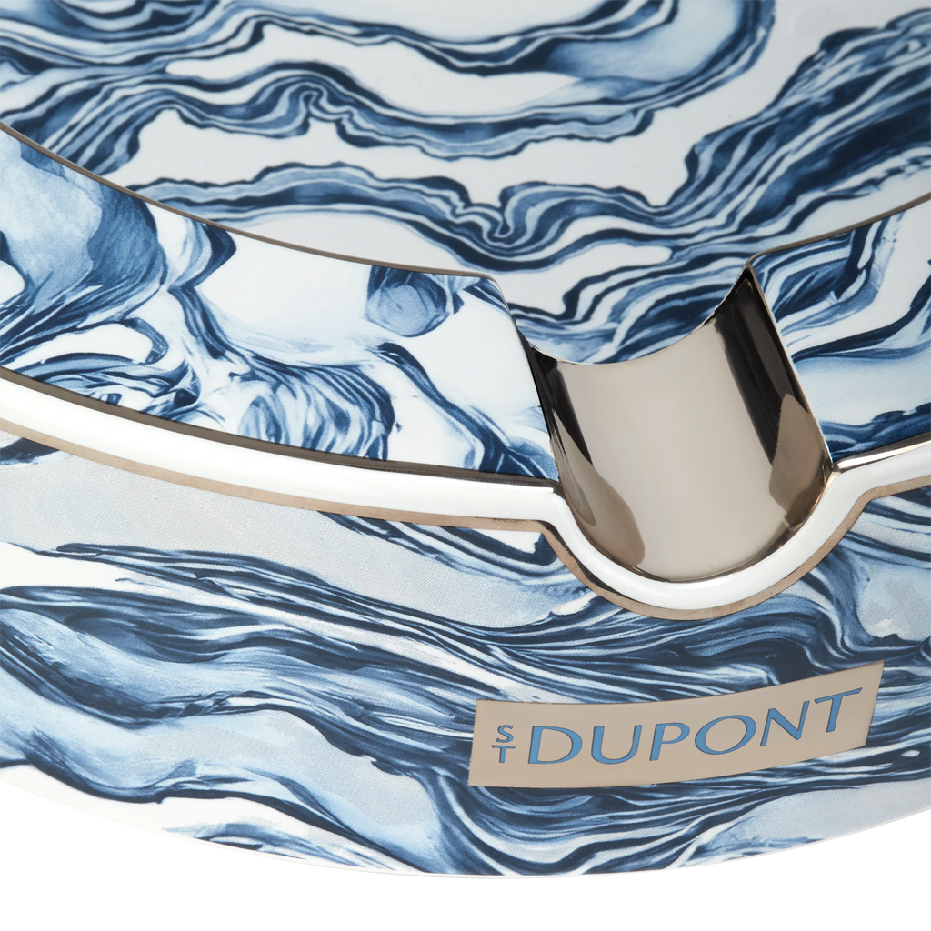 S.T. Dupont - Ashtray XL - Porcelain Blue