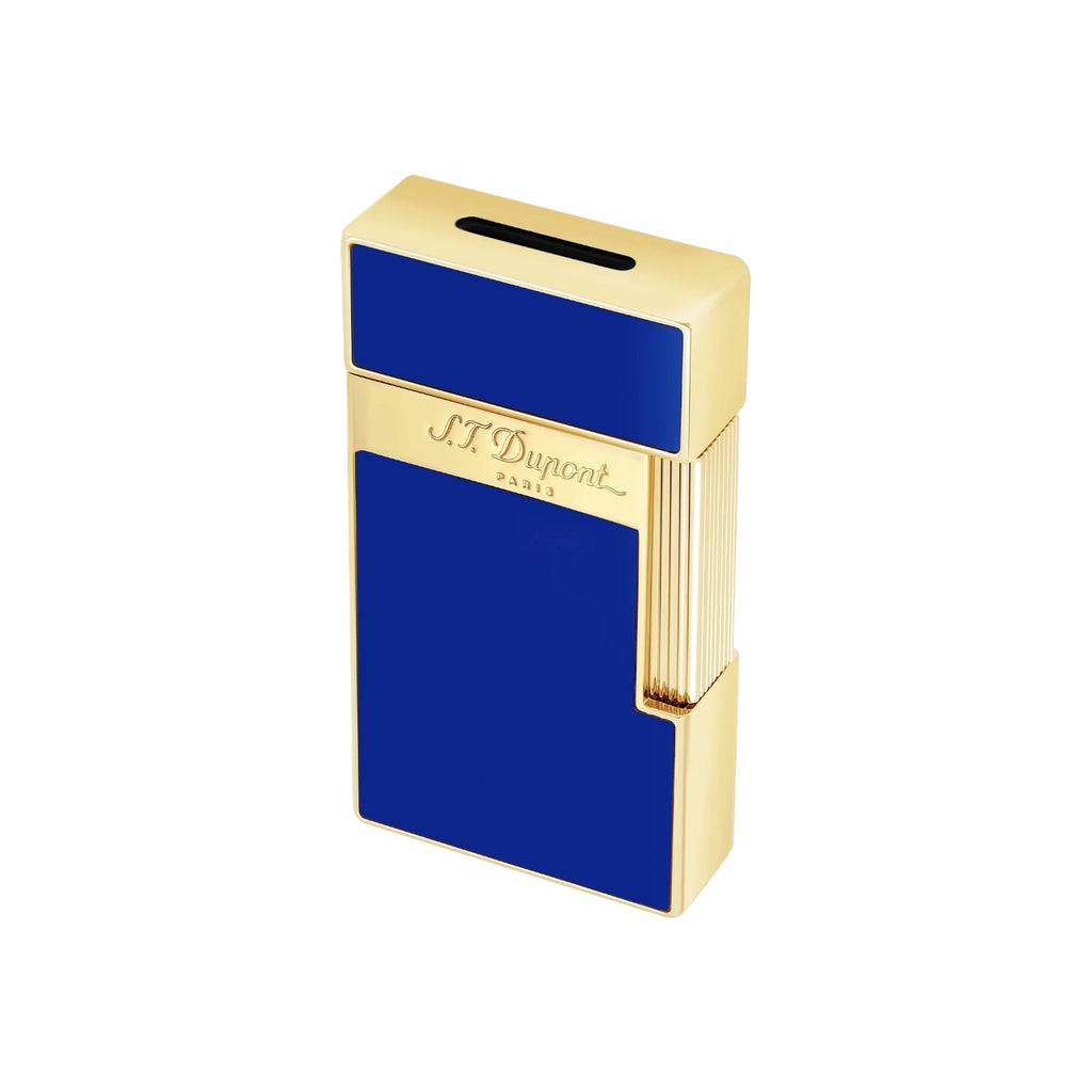 S.T. Dupont - Biggy  Jet Lighters - Blue/Golden