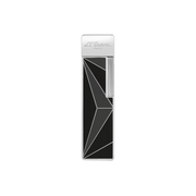 S.T. Dupont - Fire X - Twiggy Jet Lighter - Black / Chrome