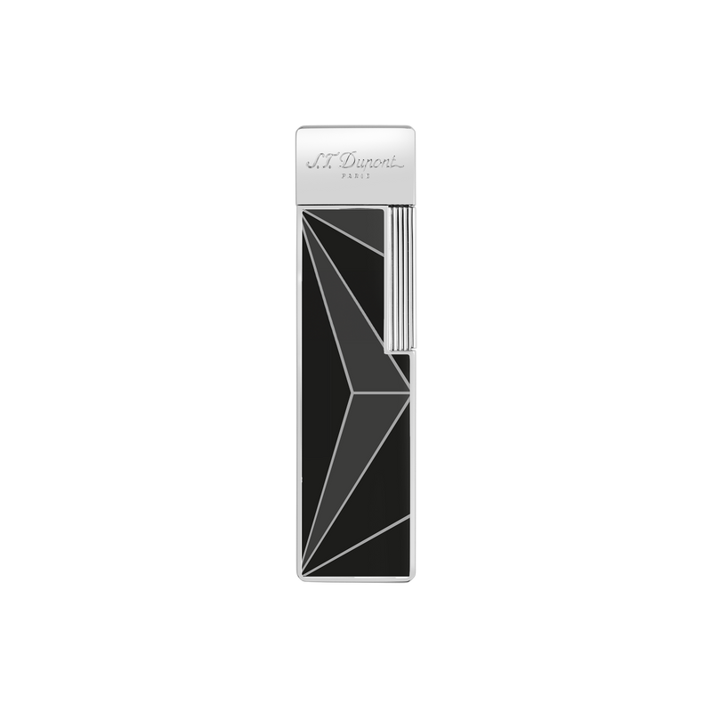 S.T. Dupont - Fire X - Twiggy Jet Lighter - Black / Chrome
