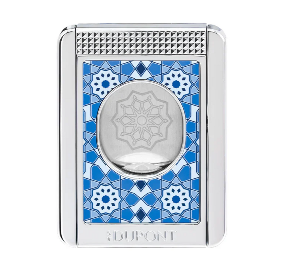 S.T. Dupont - Alhambra Cigar Stand and Cutter - Blue / Palladium