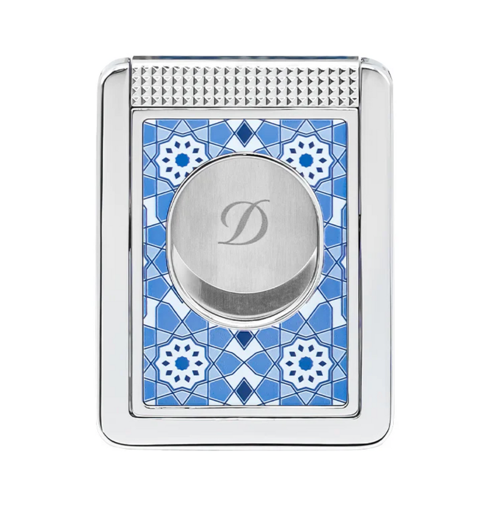 S.T. Dupont - Alhambra Cigar Stand and Cutter - Blue / Palladium