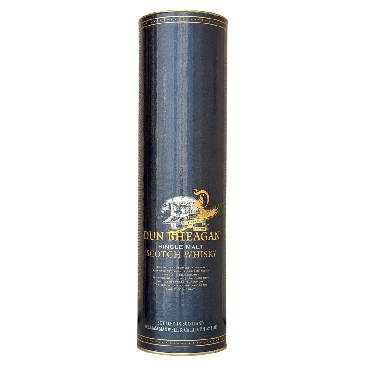 Brora 1981 24 Year Old Dun Bheagan presentation tube rear