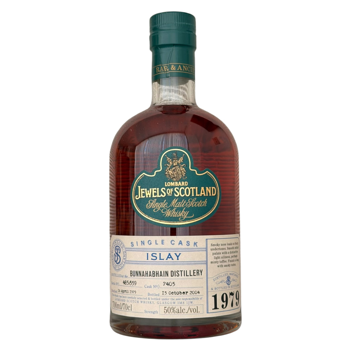 Bunnahabhain 1979 25 Year Old Jewels of Scotland bottle