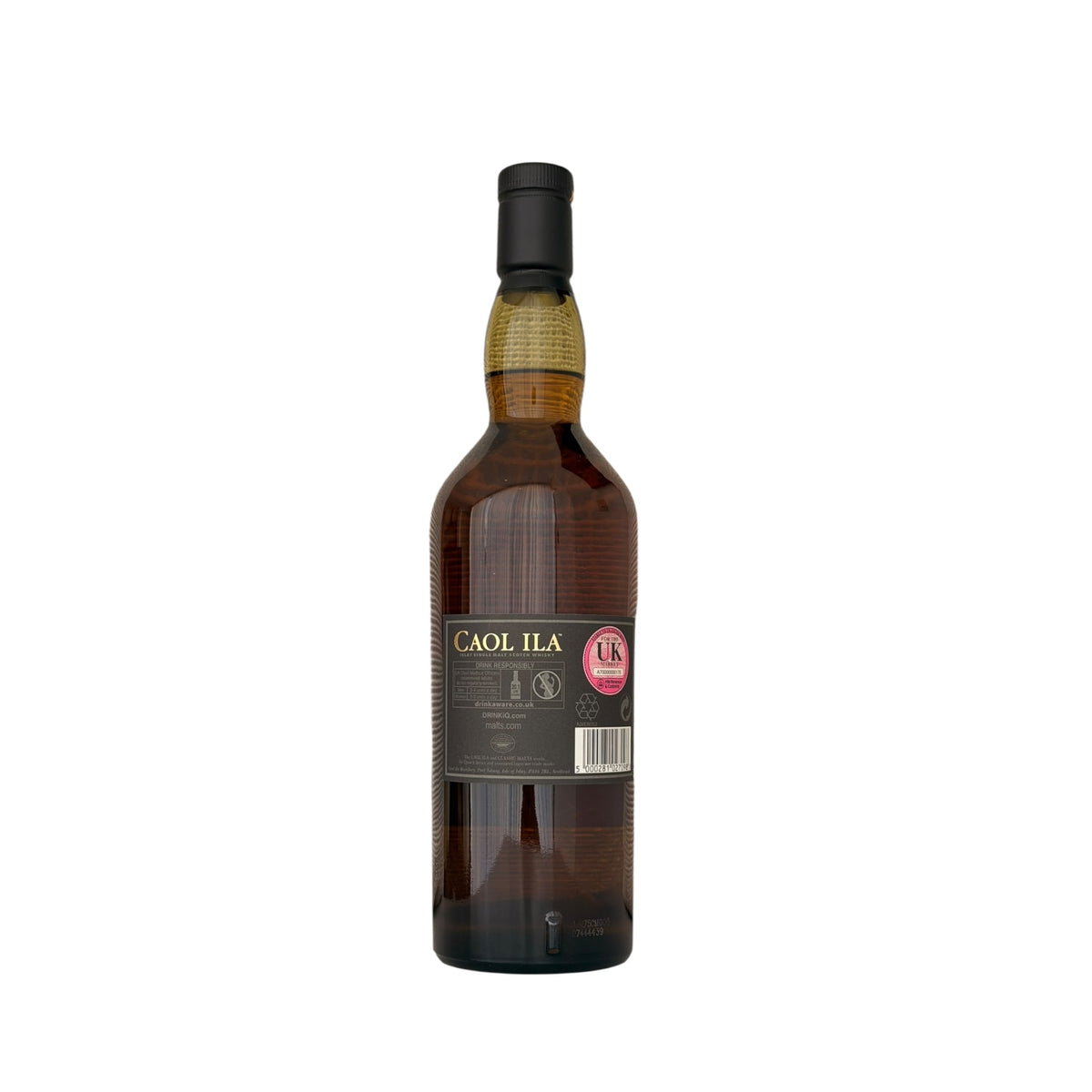 Caol Ila 25 Year Old bottle detail
