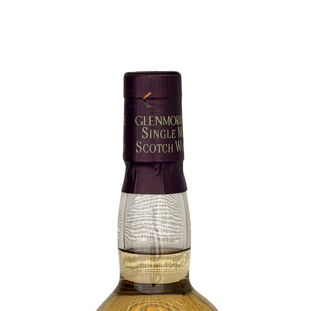 Glenmorangie 1993 Mount Everest 10 Year Old neck and capsule detail