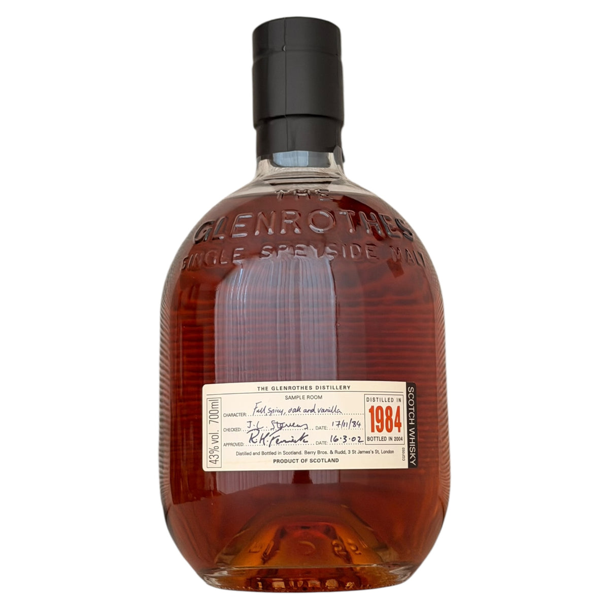 The Glenrothes 1984 Vintage bottle