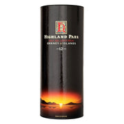 Highland Park 12 Year Old Bot. 1990s 1L presentation tube front