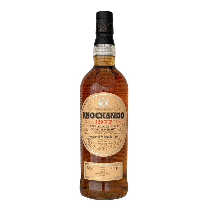 Knockando 1977 14 Year Old Vintage bottle