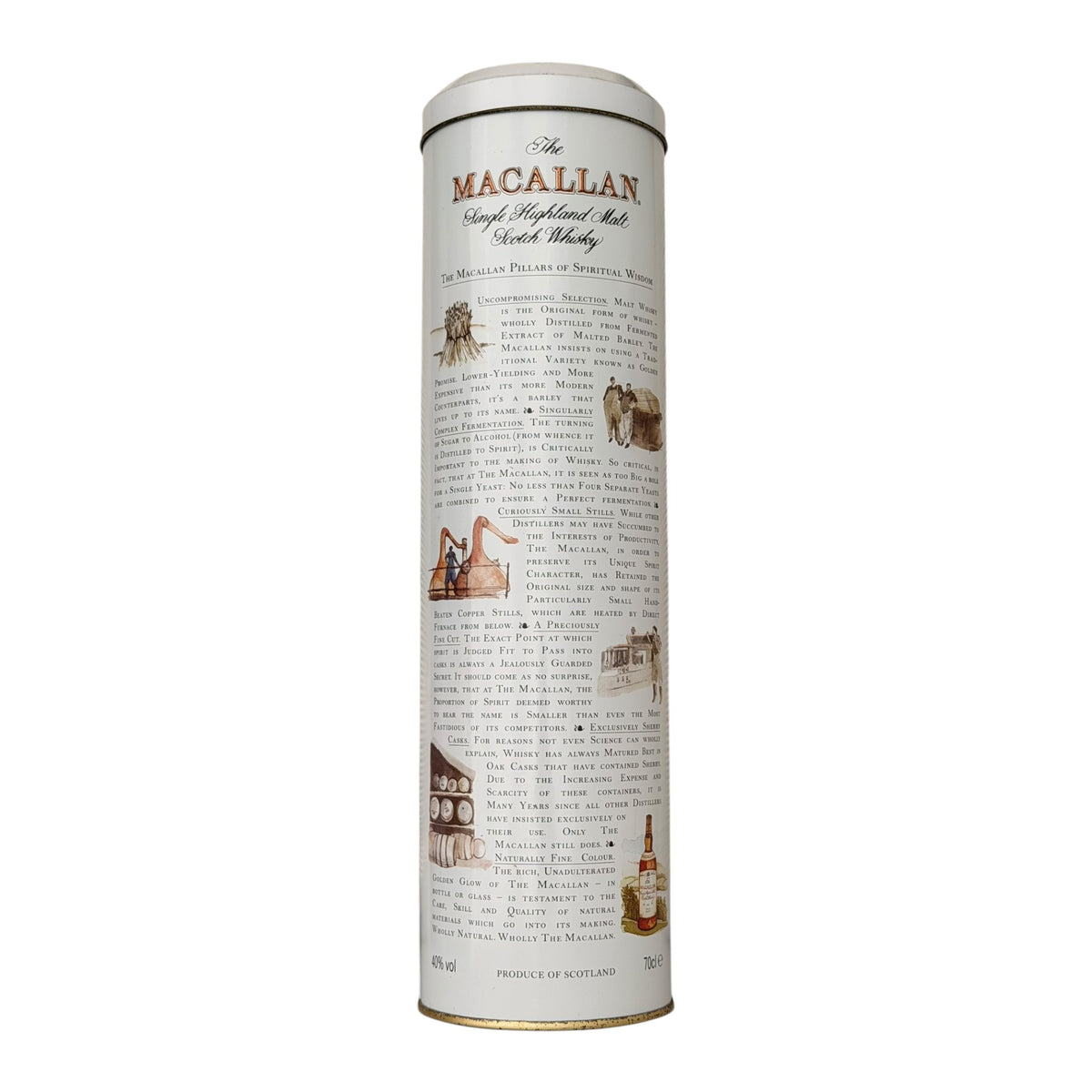 Macallan 10 Year Old Sherry Wood Easter Elchies Tin rear