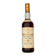 Macallan 12 Year Old Bot. 1980s bottle