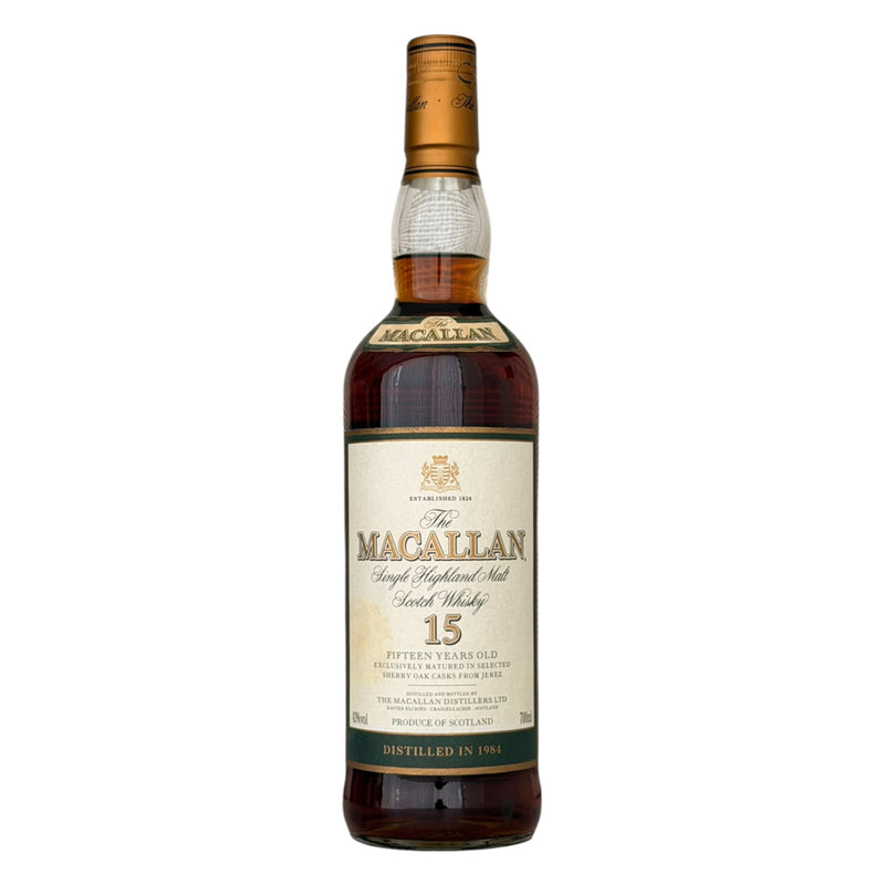 Macallan 1984 15 Year Old bottle