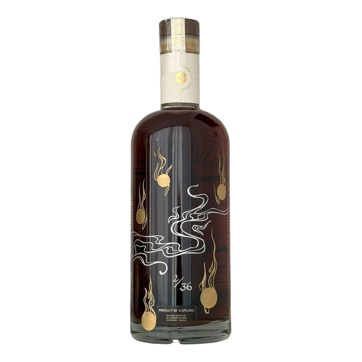 Macallan 1988 36 Year Old Legend of Hou-Yi bottle detail
