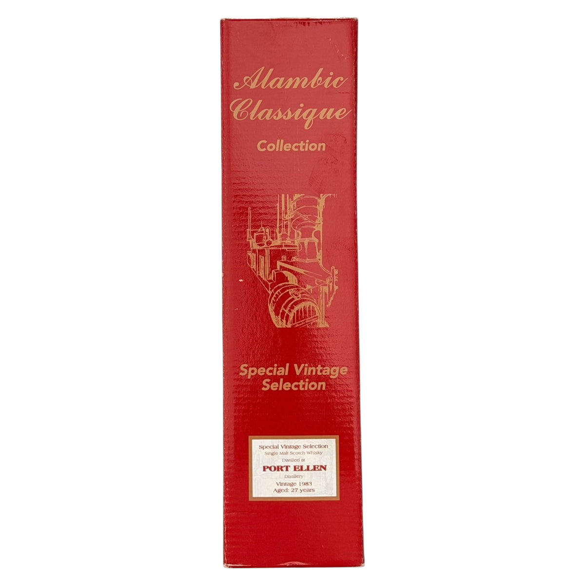 Port Ellen 1983 27 Year Old Alambic Classique presentation box front