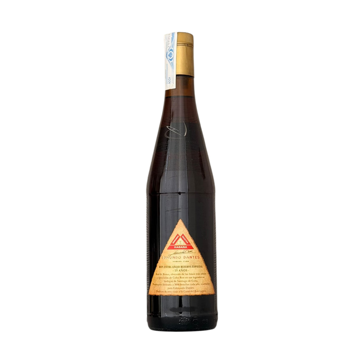 Edmundo Dantes 15 Year Old Extra Añejo Cuban rum bottle