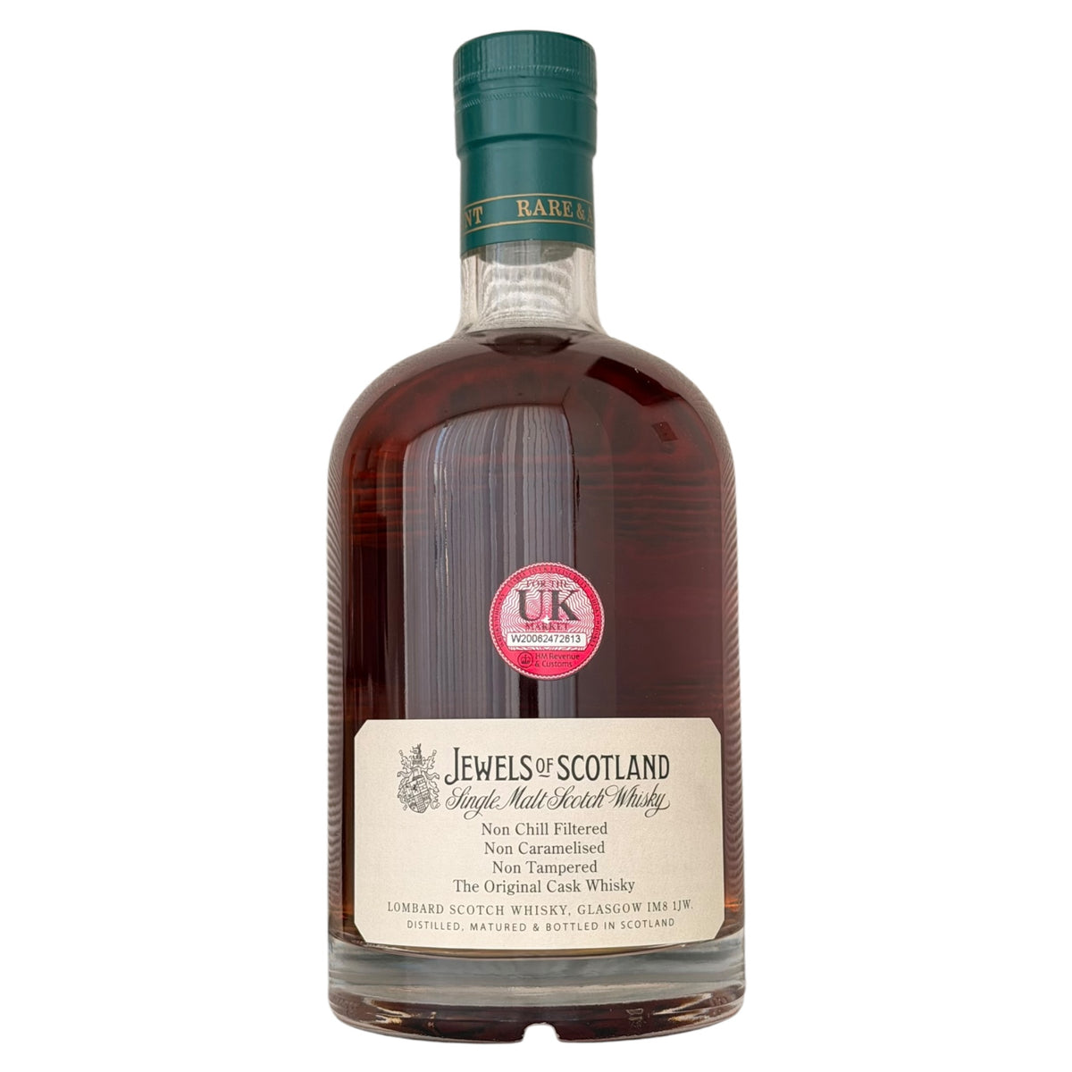 Springbank 1969 45 Year Old Jewels of Scotland rear bottle view