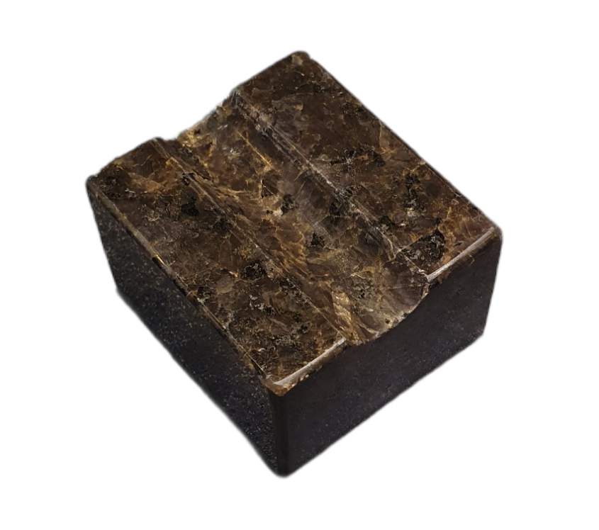 Medio Tiempo - Cigar Stand - Natural Marble Stone - Black
