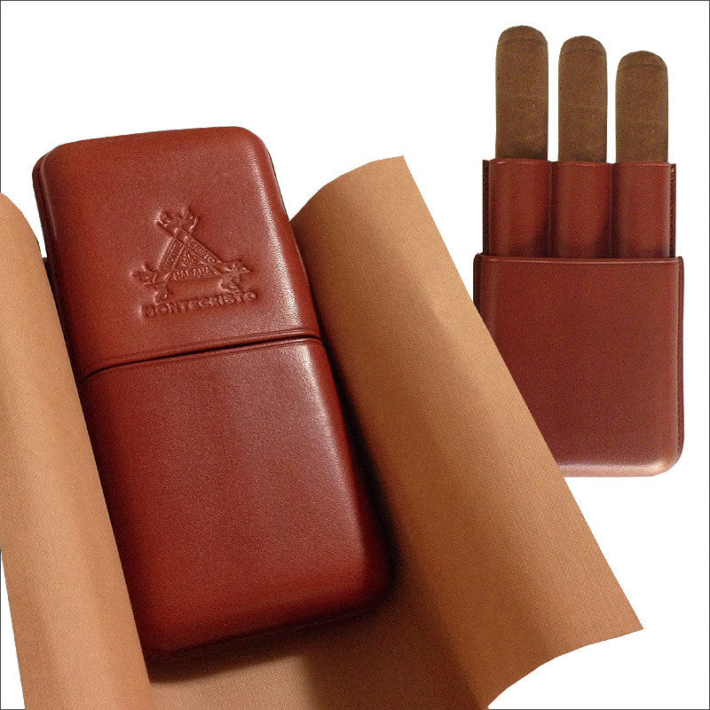 Montecristo Cigar Case for 3 Cigars