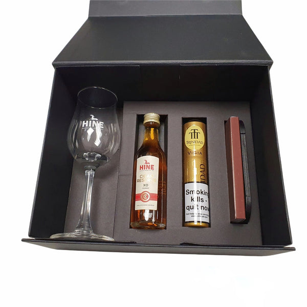 Trinidad Vigia & Hine Cigar Reserve XO Cognac - gift box