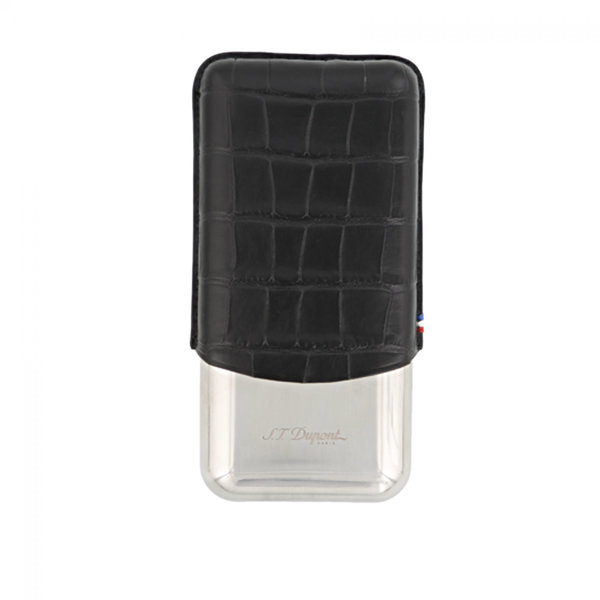 S.T. Dupont - Dandy Croco Collection - Triple Cigar Case