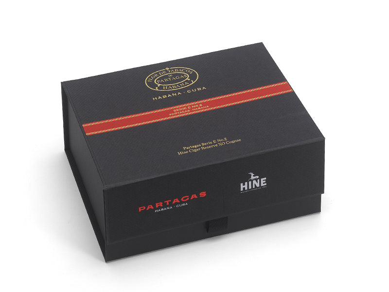 Partagas Series E. 2 & Hine Cigar Reserve XO Cognac - gift box